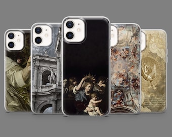 Baroque Art Phone Case Caravaggio Dark Academia Cover for iPhone 16,15,14,13,12 SamsungS25,S24,S23FE,S22,A16,A26,A56,Pixel9Pro,8A,7