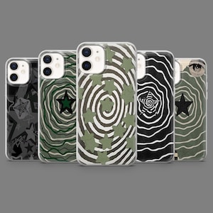Grunge Star Phone Case Y2K Star Emo Aesthetic Cover for iPhone 16,15,14,13,12 Samsung S25,S24,S23FE,S22,A16,A26,A56,Pixel9Pro,8A,7