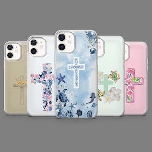 Jesus Cross Phone Case Faith God Christian Cover for iPhone 16,15,14,13,12 SamsungS25,S24,S23FE,S22,A16,A26,A56,Pixel9Pro,8A,7