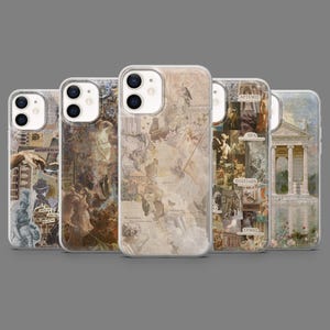 Greek Mythology Phone Case Olympian Gods Ancient Cover for iPhone 16, 15, 14, 13, 12, Samsung S25,S24,S23FE,S22,A16,A26,A56,Pixel9Pro,8A,7