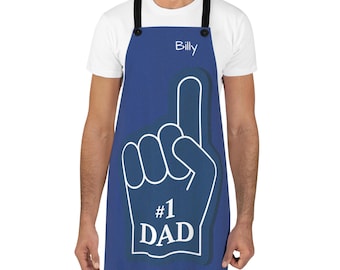 Grembiule personalizzato per papà, regalo per la festa del papà, accessorio da cucina per barbecue