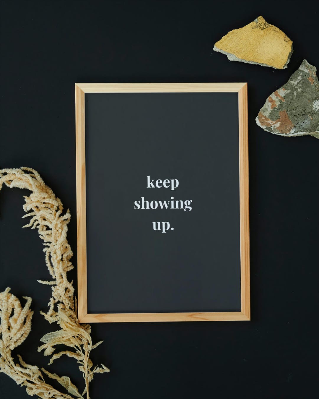 Motivational Quote Print: Minimalist Black and White Wall Art (digital ...