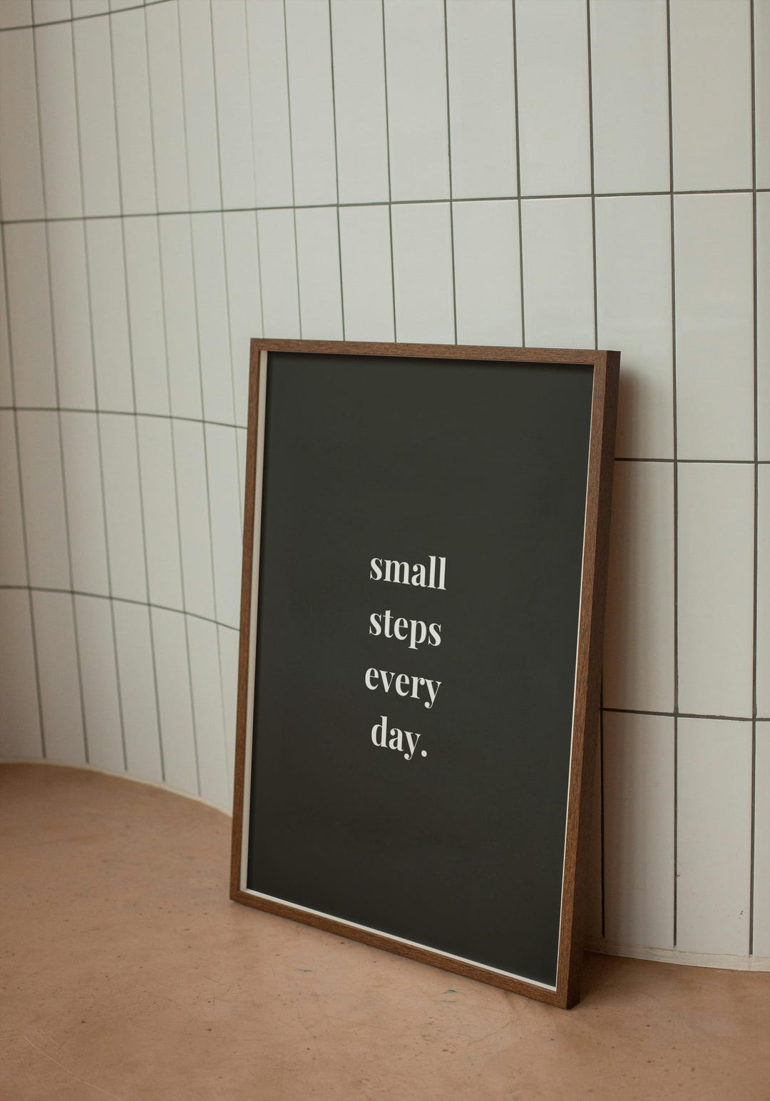 Minimalist Motivational Quote Print: Black and White Poster (digital ...