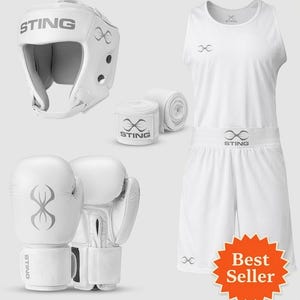 Boxing Set – Gloves, Headguard, Outfit & Hand Wraps | Complete Training Gear Kit image 3