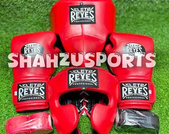 Cleto Reyes Professional Boxing Set Head Guard Boxing Training Gear Muay Thai Kickboxing Equipment