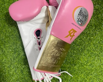 No Boxing No Life Leather Training Gloves – Custom Fight Gear for Muay Thai, Kickboxing