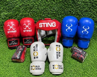 Custom Leather Boxing Gloves – Training, Sparring, Muay Thai, Kickboxing Gear