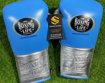 Handmade Leather Boxing Gloves, Mexico Craftsmanship, Elite Training