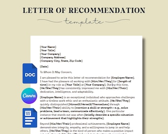 Reference Letter | Job Reference Letter | Character Reference | Employee Reference | Friend Reference | Teaching Reference | Recommendation