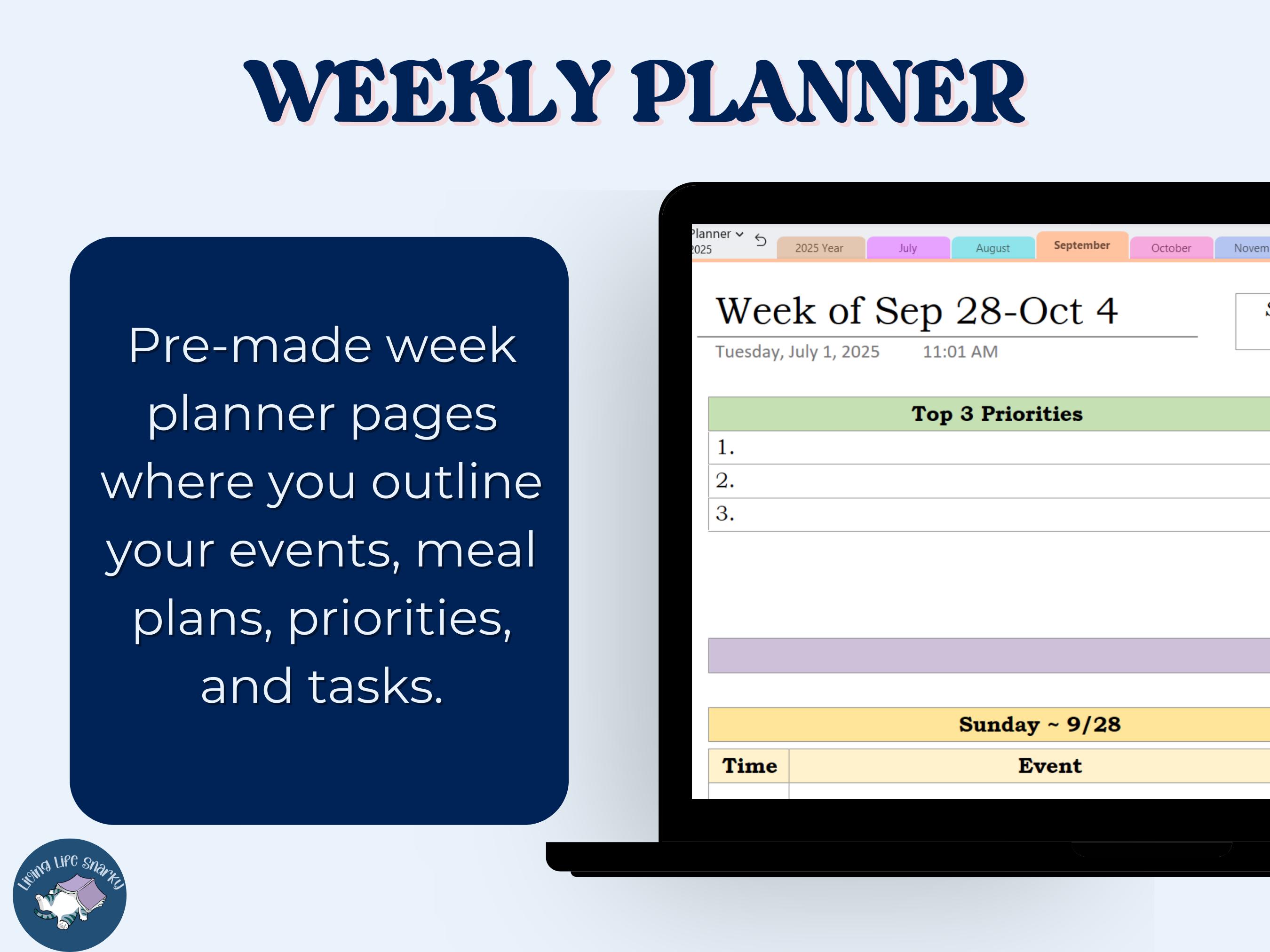 ONENOTE Template | 2026 Digital Planner | Onenote Planner | One Note ...