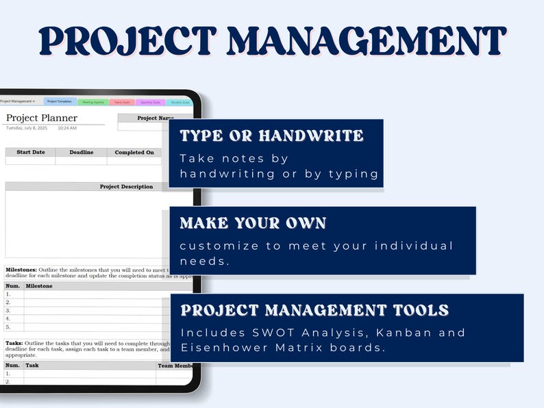 Hyperlinked Planner, One Note Template for Work, OneNote Template Work, OneNote Work Notes Template, Project Management, Weekly Planner 2026, One Note Template for Work, onenote, onenote template, project management, onenote templates, one note templates, onenote planner, one note templates, eisenhower matrix, onenote digital planner, onenote template work, one note planner, onenote templates for work, kanban board, onenote planner template, onenote work notes template,