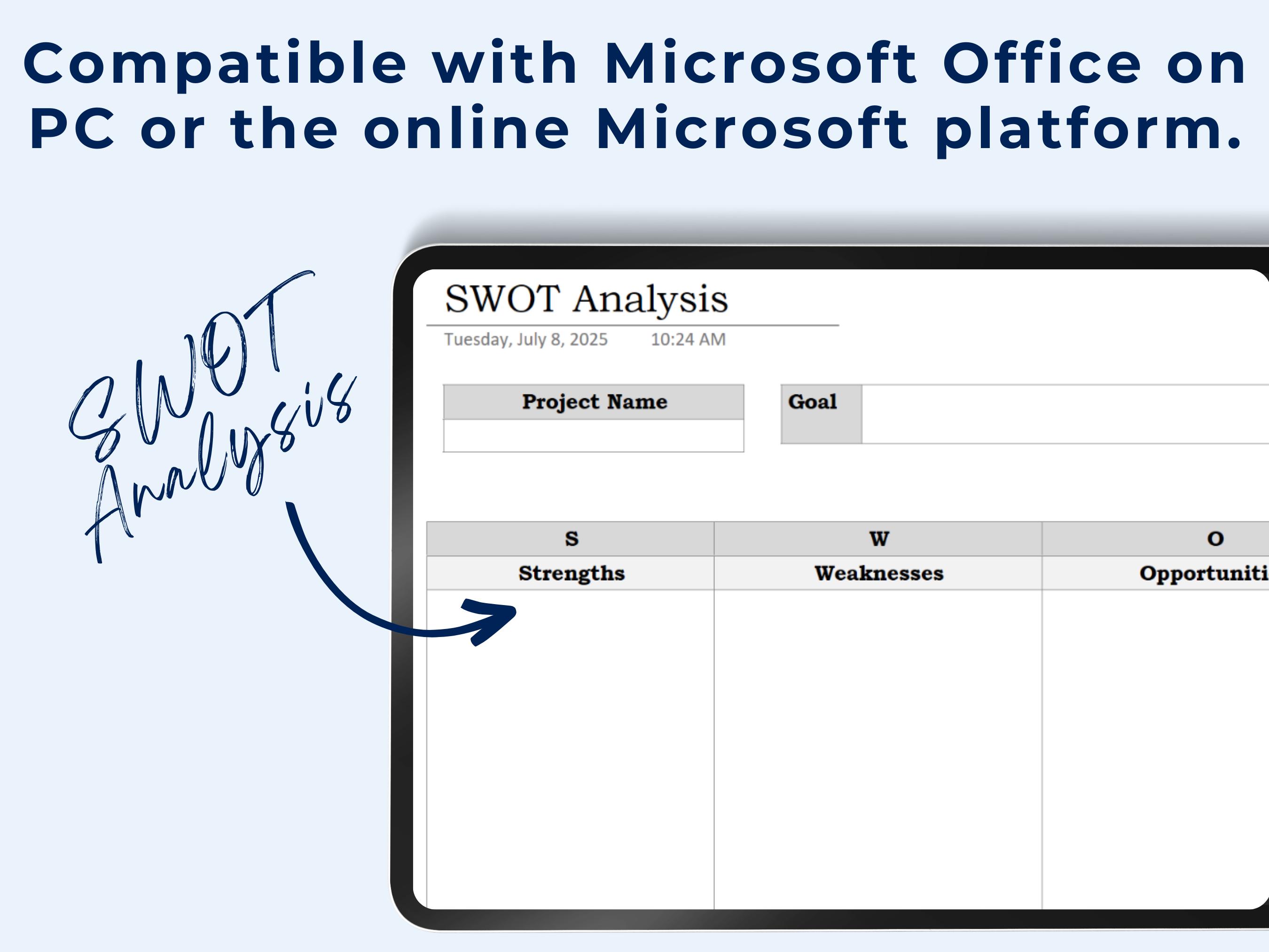 Onenote Page Designs Strength Matrix Onenote Template | Onenote Template Work | Onenote Work Notes Template ...