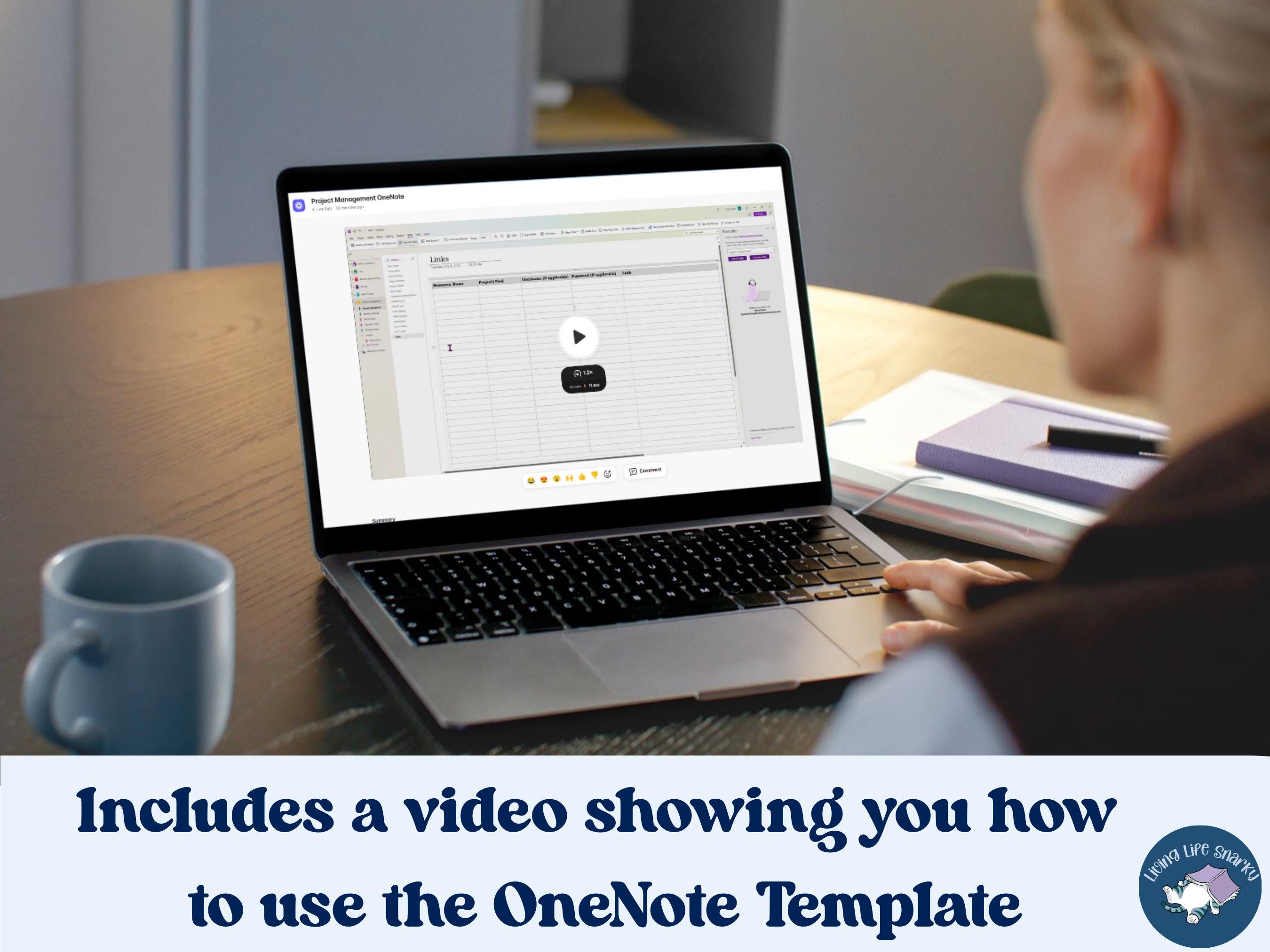 Onenote Template | Onenote Template Work | Onenote Work Notes Template ...