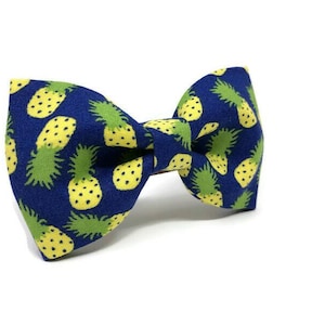 Pineapple Bow Tie, Bow Tie, Dog Collar Accessories, Slip on the Collar, Birthday Bow Tie