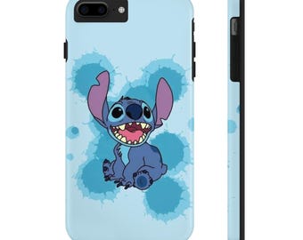 Cute Cartoon Tough Phone Case with Stitch Design, Durable Protective Cover, Gift for Kids, Disney Lovers, Phone Accessory