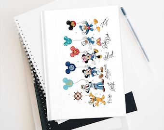 Disney Cruise Captain Character Autograph Signature Book