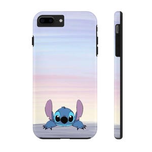 Stitch-Inspired Tough Phone Case: Durable Lexan Plastic, Shock Absorbent
