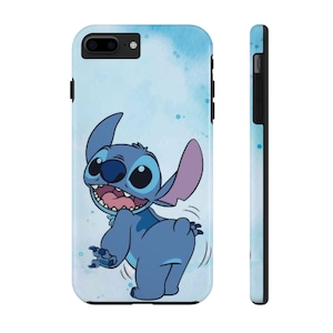 Playful Stitch Phone Cases | Cute Cartoon Cover, Disney Phone Accessories, Strong Protection, Gift for Fans, Customizable Case