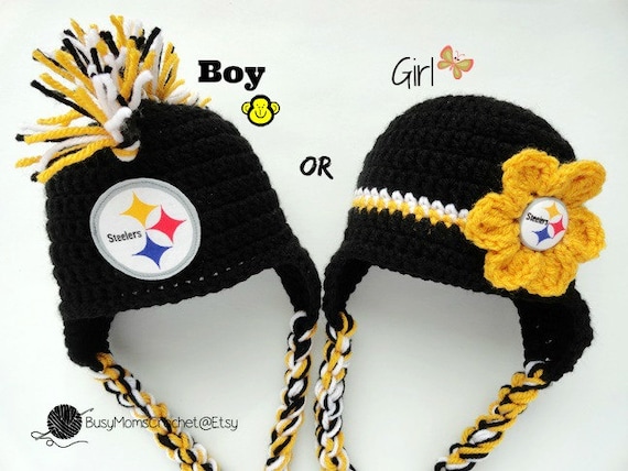 crochet steelers hat