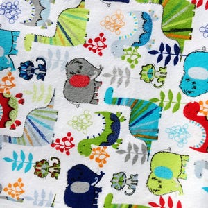 Wild animals Flannel fabric, Super Snuggle Flannel, 100% Cotton FLANNEL, nursery decor, fabric by the half yard, neutral animal flannel