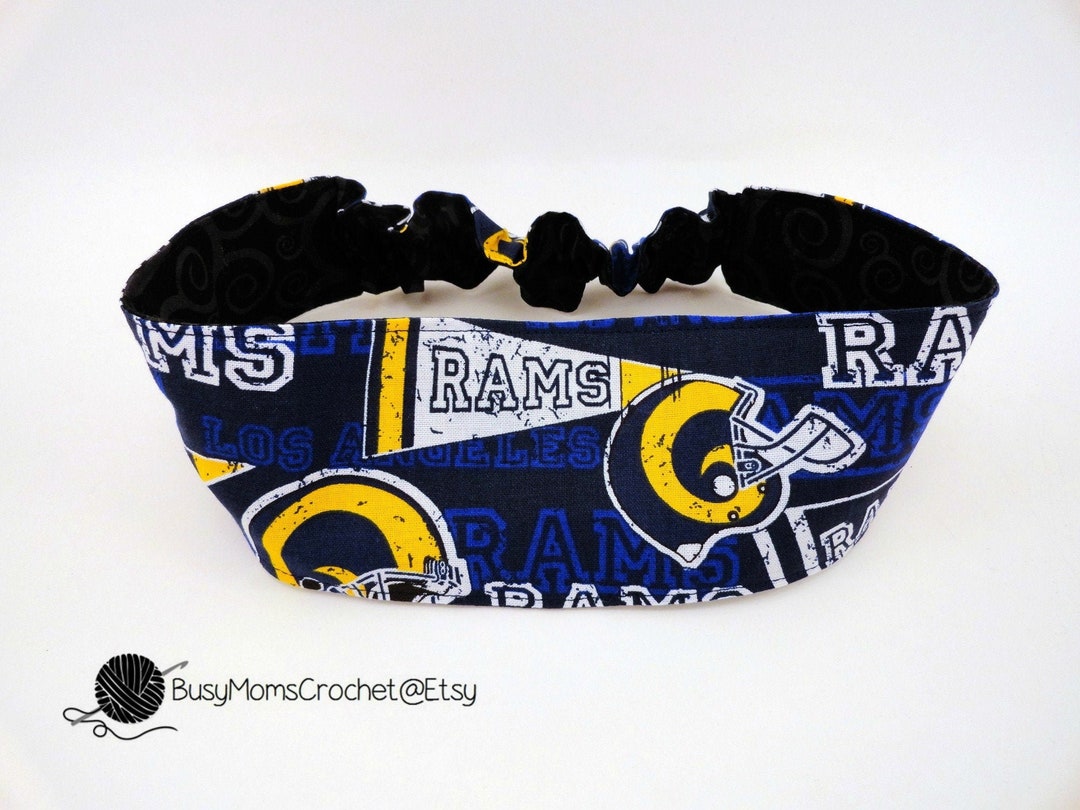 Handmade Los Angeles inspired reversible fabric headband team Etsy.de