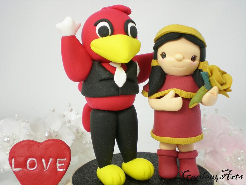 Customize Any College Mascot Wedding Cake Topper VT Hokies Etsy