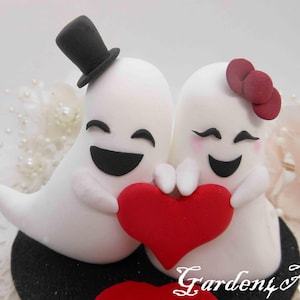 Customize accessories color Sweet Boo Wedding Cake Topper--Halloween Wedding - SPECIAL  FOR 2025