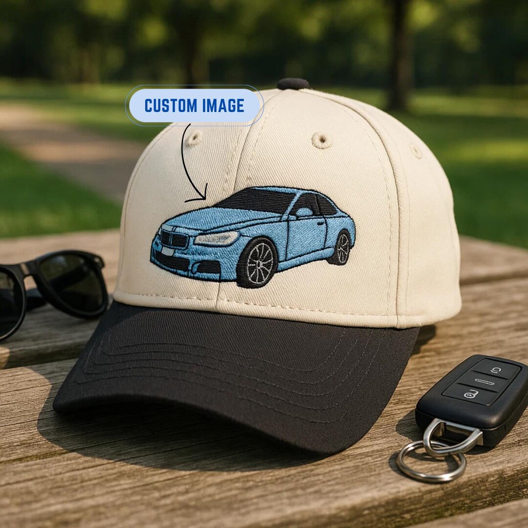 Custom Car Embroidered Hat – Personalized Auto Baseball Cap - Etsy