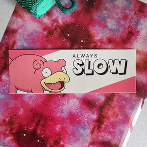 Anime Kawaii Cute Box Slap Decal Bumper Sticker - Waterproof & Weatherproof - Funny Car JDM PC Peeker Peeking