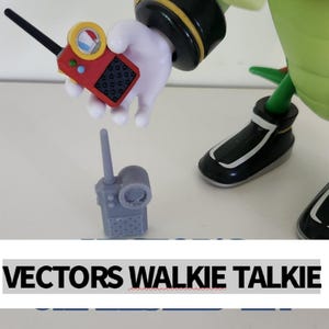Custom 3D Print Vector&#39;s Walkie Talkie