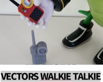 Custom 3D Print Vector's Walkie Talkie