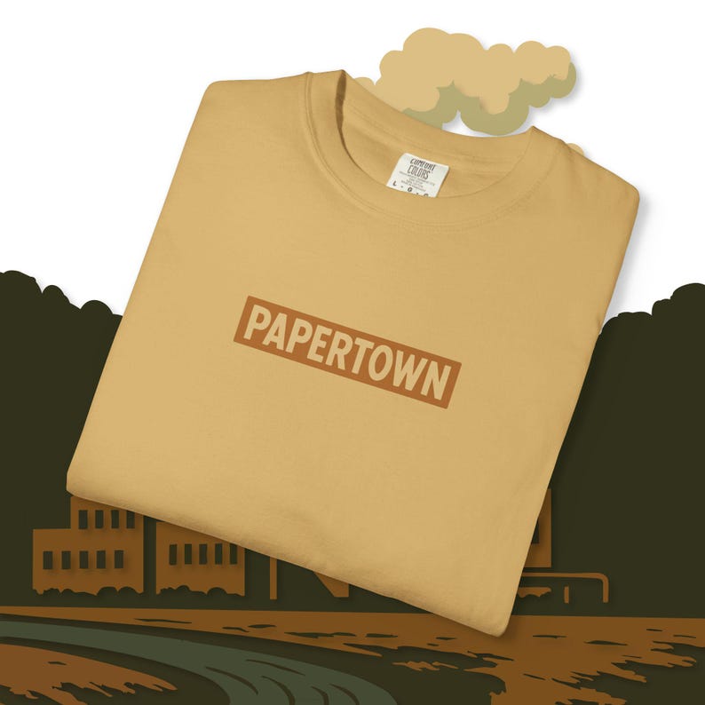 Papertown Canton North Carolina Tee, Graphic T-Shirt, Paper Mill, North Carolina, Divine Vintage image 9
