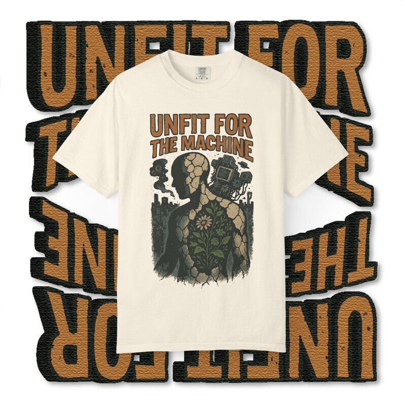 Ungeeignet für die Maschine Graphic Tee, umweltfreundliche Baumwolle Bild 1