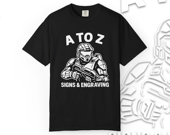 A to Z Chief Tee, Signs & Engraving Tee v3, Unisex, Graphic Tees