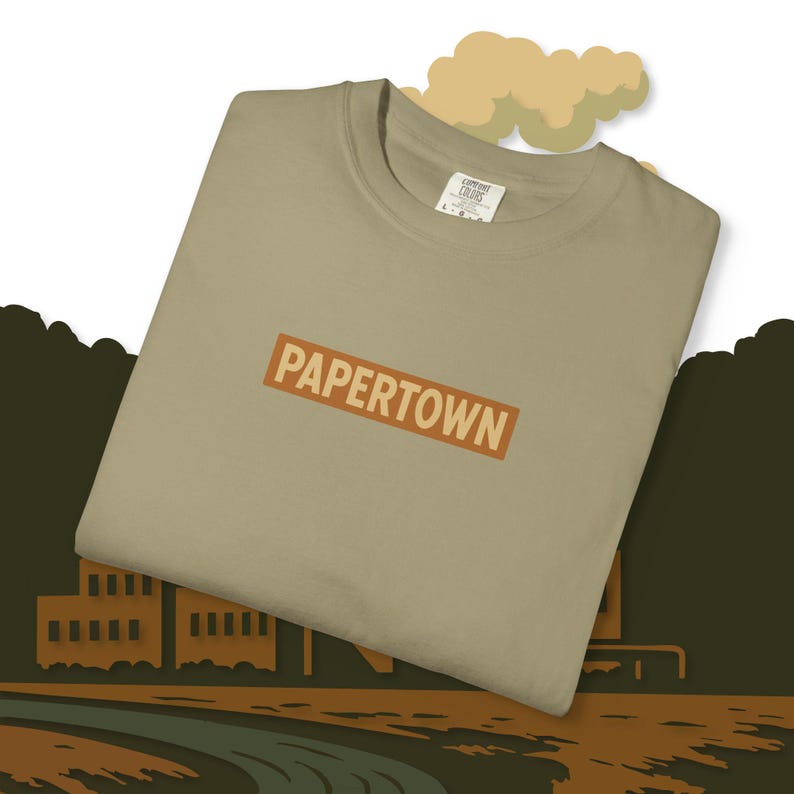 Papertown Canton North Carolina Tee, Graphic T-Shirt, Paper Mill, North Carolina, Divine Vintage image 8