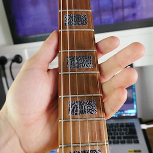 Guitar inlay sticker