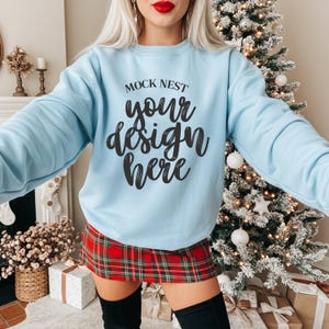 Sweat Capuche Femme Skinny Dip Coton Bleu Taille S - Pullover - Longues Manches