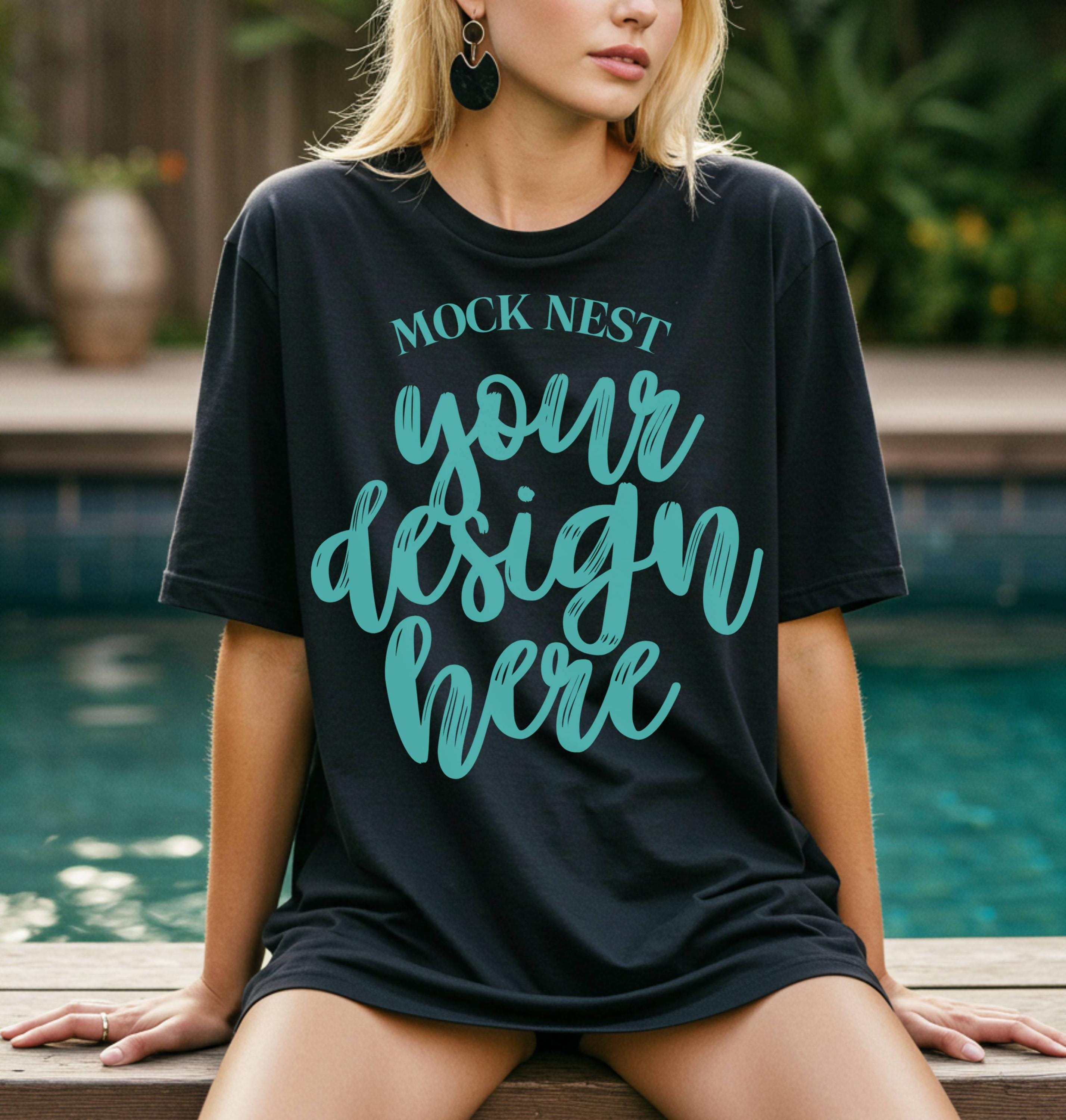 Poolside T Shirt - Etsy