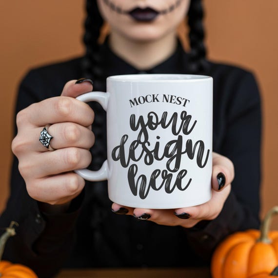 Tazza da Caffè in Ceramica a Forma di Teschio per Halloween, Tazza in Porcellana Decorativa a Forma di Teschio