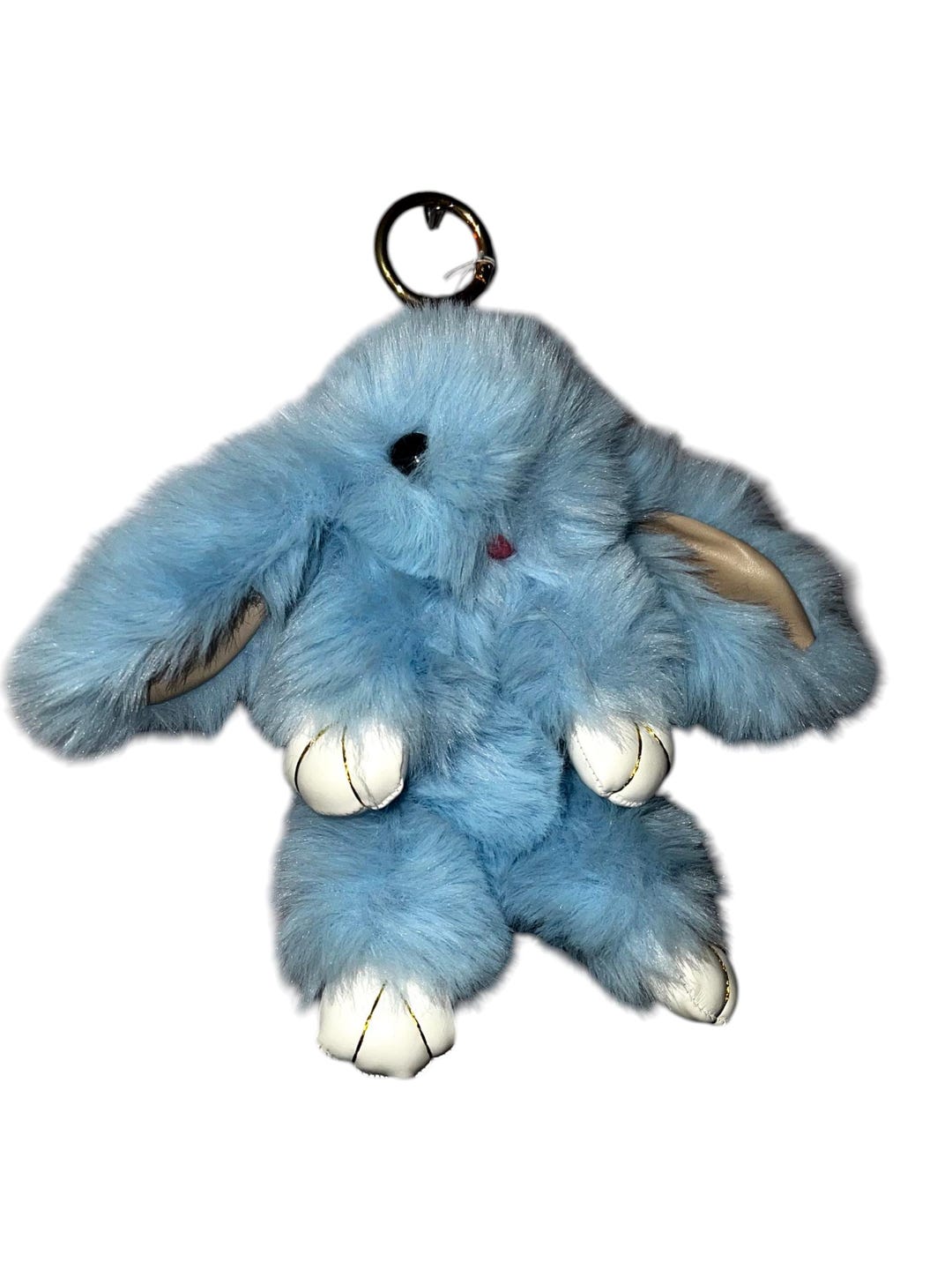 Bunny Rabbit Key Chain. Plush Bright Colors Keychains. Bags Accessories ...