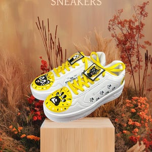 Zapatillas Champion personalizadas, pintadas a mano y con parches bordados: arte urbano único
