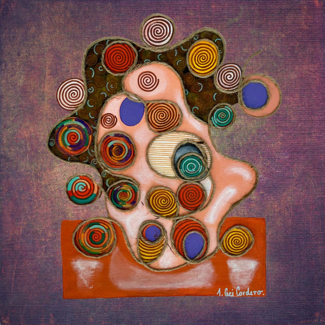 Zaa Bibani Abstract Spiritual Art Print Digital Download for Large Wall ...