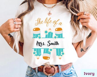 Comfort Colors® Teacher Life Shirt, Personalized Teacher Name Shirt, Back To School Shirt, Teacher Appreciation Gift, Elementary School Tee