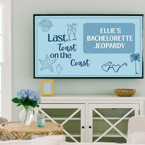 Bachelorette Jeopardy Template - &quot;Last Toast on the Coast&quot;