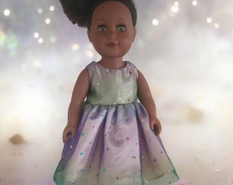 Tüll Puppenkleid|Handgemachte 18 Zoll American Girl Puppenkleidung | Geschenk für Mädchen