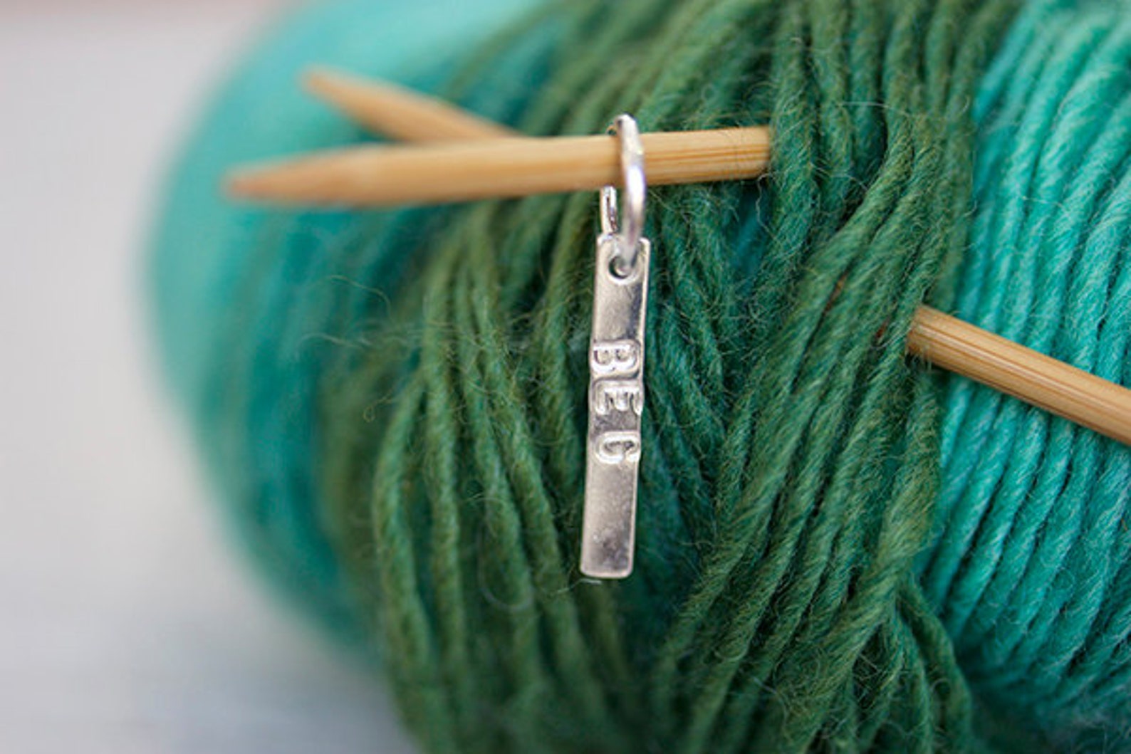 Personalised Knitting Stitch Markers Single Charm Gift for Etsy