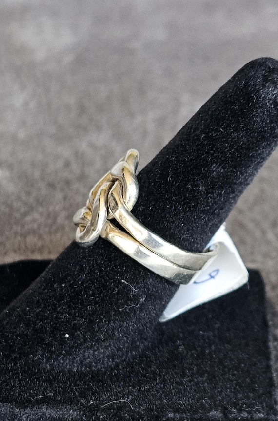 Size 6 Sterling Silver Rings-Various Designs - image 12