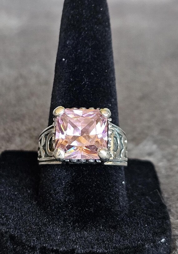 Size 8 Gemstone Sterling Silver Rings-Various Des… - image 7