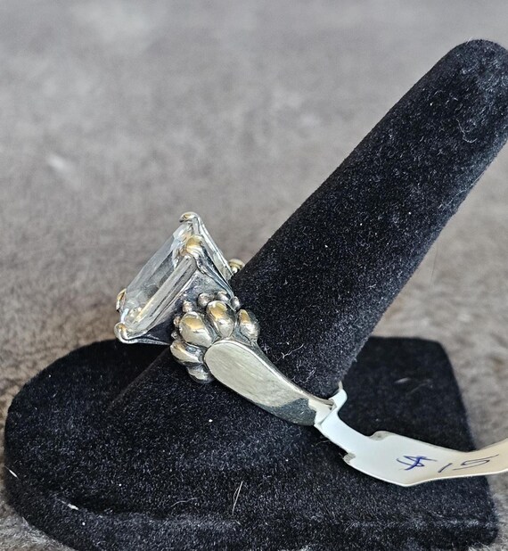 Size 8 Gemstone Sterling Silver Rings-Various Des… - image 9