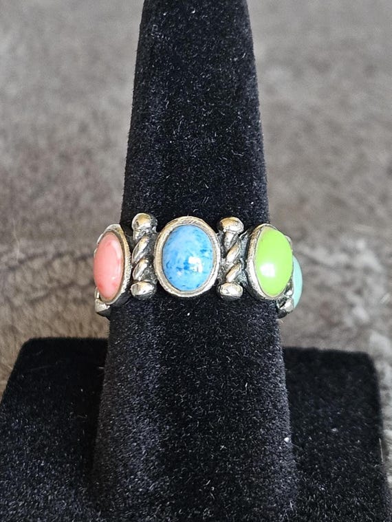 Size 6 Sterling Silver Rings-Various Designs - image 1